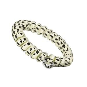 NEW! TELETIES Animal Print Hair‎ Ties - Hair Coils - 100 Pc (Small, Leopard)